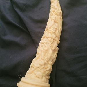 Vintage resin tusk